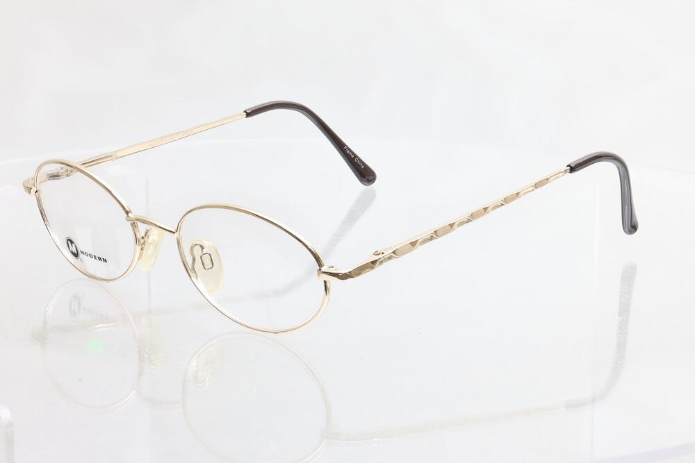 Modern Beth Gold 52-18-140mm Eyeglass FRAMES ONLY - NEW/WITHOUT TAGS